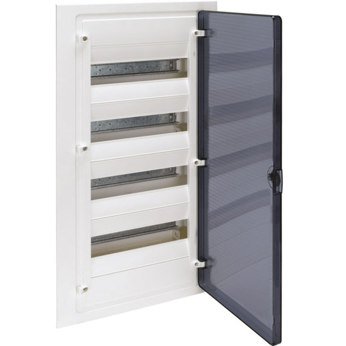 Hager Flush Enclosure 48 M Transparent Door
