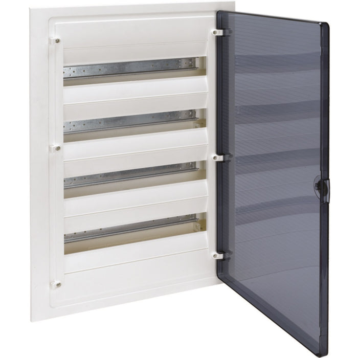 Hager Flush Enclosure 72 M Transparent Door