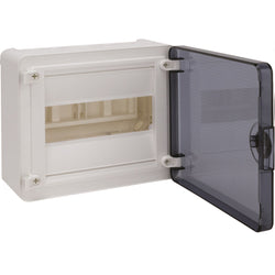 Hager Surface Enclosure 8 M Transparent Door