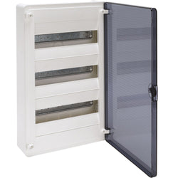 Hager Surface Enclosure 36 M Transparent Door
