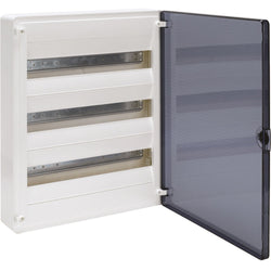 Hager Surface Enclosure 54 M Transparent Door