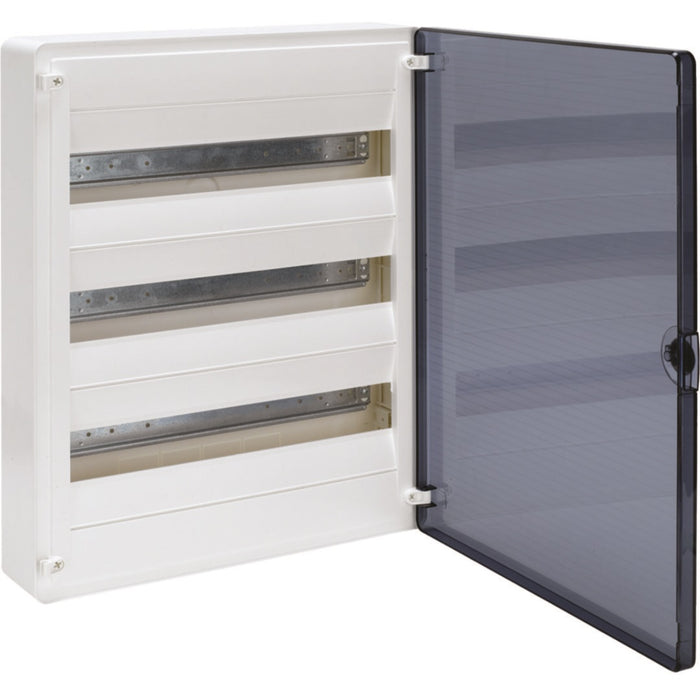 Hager Surface Enclosure 54 M Transparent Door