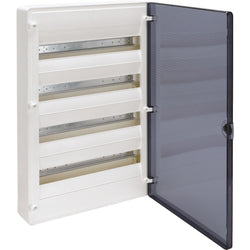 Hager Surface Enclosure 72 M Transparent Door