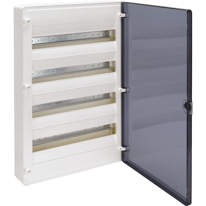 Hager Surface Enclosure 72 M Transparent Door