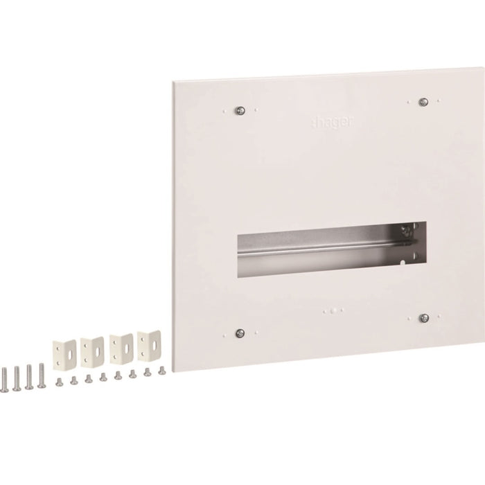 Hager Loadcentre 9 Pole 1 Row Flush Metal