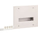 Hager Loadcentre 12 Pole 1 Row Flush Metal