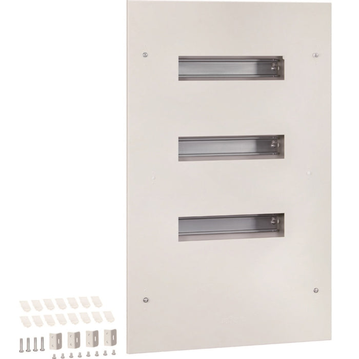 Hager Loadcentre 36 Pole 3 Row Flush Metal