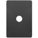 Hager Allure 1 Gang Switch Plate Matt Black