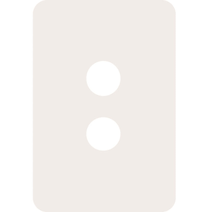 Hager Allure 2 Gang Switch Plate