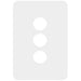 Hager Allure 3 Gang Switch Plate