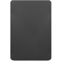 Hager Allure Blank Plate - Horizontal Matt Black