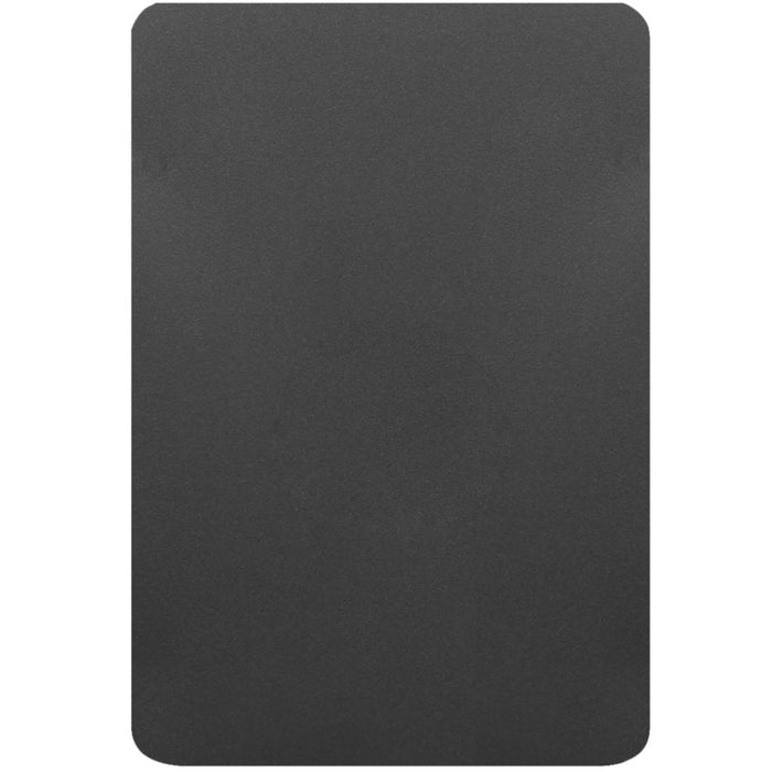Hager Allure Blank Plate - Horizontal Matt Black