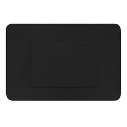 Hager Allure Brush Plate Matt Black