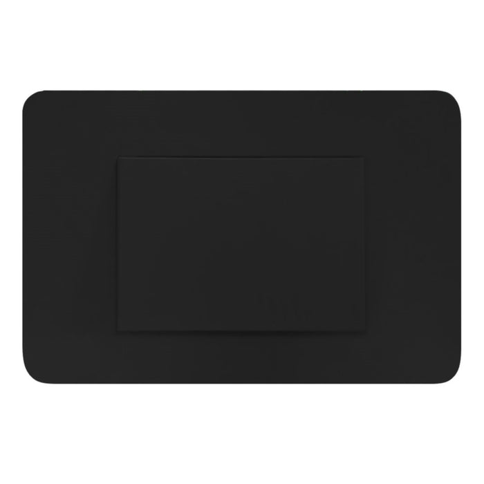 Hager Allure Brush Plate Matt Black