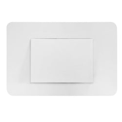 Hager Allure Brush Plate Matt White