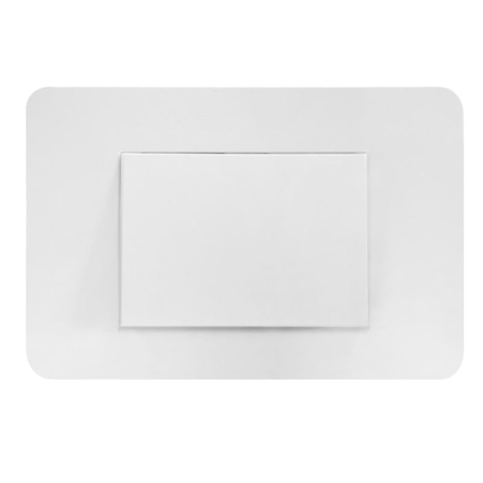Hager Allure Brush Plate Matt White