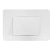 Hager Allure Brush Plate Matt White