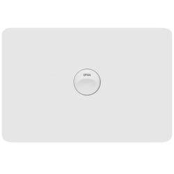 Hager Allure 1 Gang IP44 Plate Horizontal