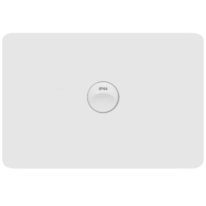 Hager Allure 1 Gang IP44 Plate Horizontal