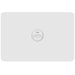 Hager Allure 1 Gang IP44 Plate Horizontal Matt White