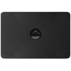 Hager Allure 1 Gang IP44 Plate Horizontal Matt Black
