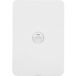 Hager Allure 1 Gang IP44 Plate Vertical