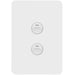 Hager Allure 2 Gang IP44 Plate Vertical