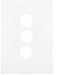 Hager Finesse Accommodation Plate 3 Mod