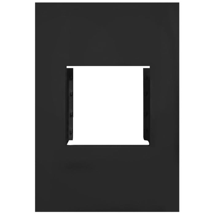 Hager Finesse Accommodation Plate 2 Mod Matt Black