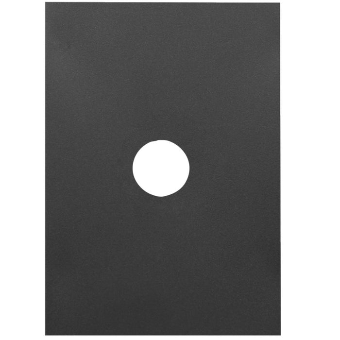 Hager Finesse 1 Gang Switch Plate Matt Black