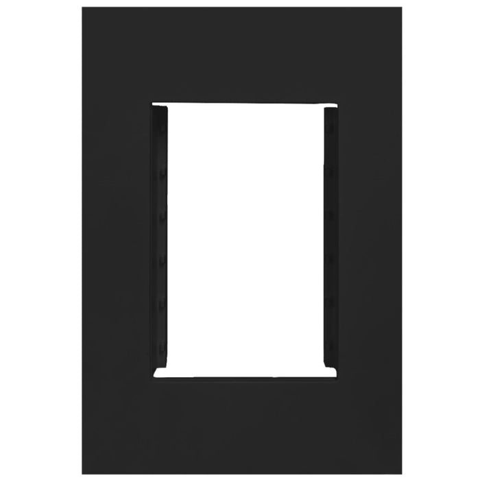 Hager Finesse Accommodation Plate 3 Mod Matt Black