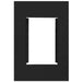 Hager Finesse Accommodation Plate 3 Mod Matt Black