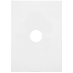Hager Finesse 1 Gang Switch Plate Matt White