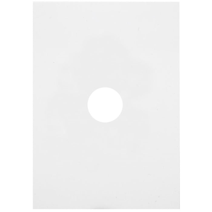 Hager Finesse 1 Gang Switch Plate Matt White