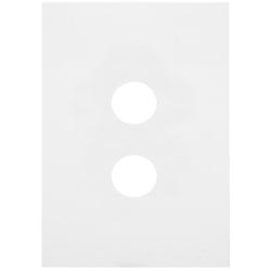 Hager Finesse 2 Gang Switch Plate