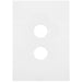 Hager Finesse 2 Gang Switch Plate