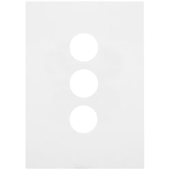 Hager Finesse 3 Gang Switch Plate