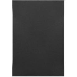 Hager Finesse Blank Plate - Horizontal Matt Black