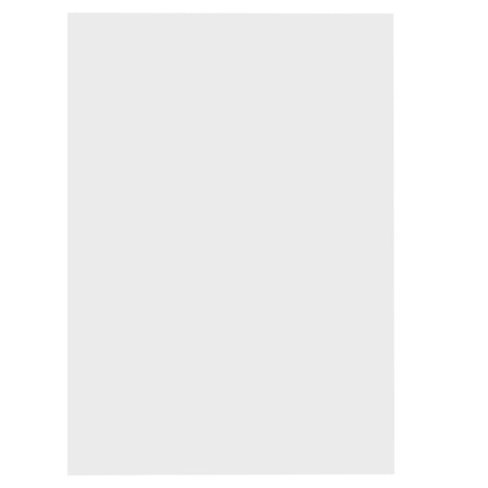 Hager Finesse Blank Plate - Horizontal Matt White