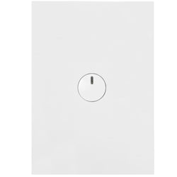 Hager Finesse 1 Gang Switch c/w 240V Press Mech
