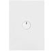 Hager Finesse 1 Gang Switch c/w 240V Press Mech
