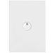 Hager Finesse 1 Gang Switch c/w 240V Push Button Mech Matt White
