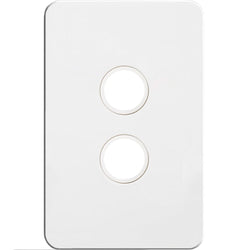 Hager Silhouette 2G Switch Plate No Mech