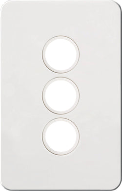 Hager Silhouette 3G Switch Plate No Mech Matt White