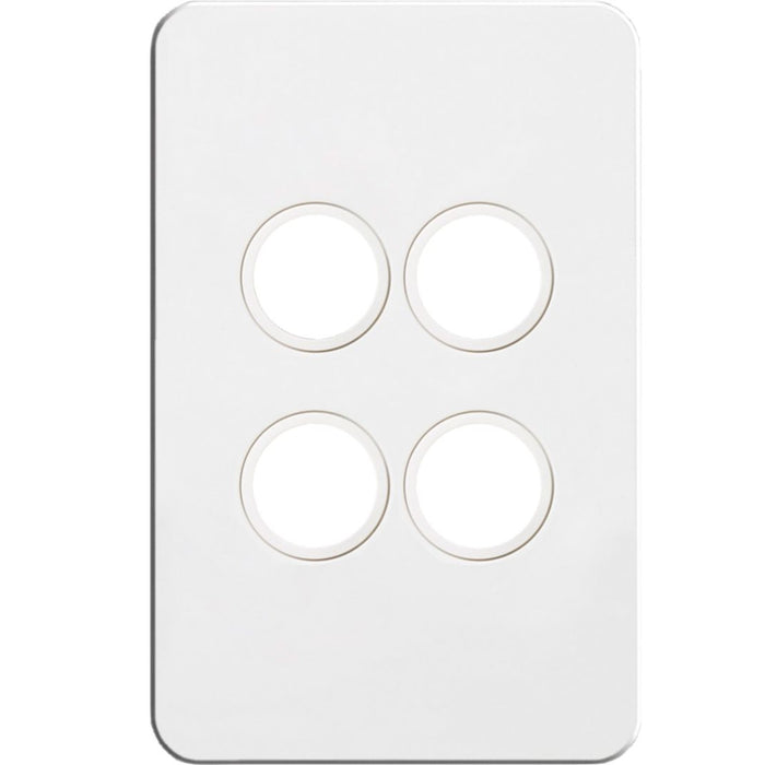 Hager Silhouette 4G Switch Plate No Mech