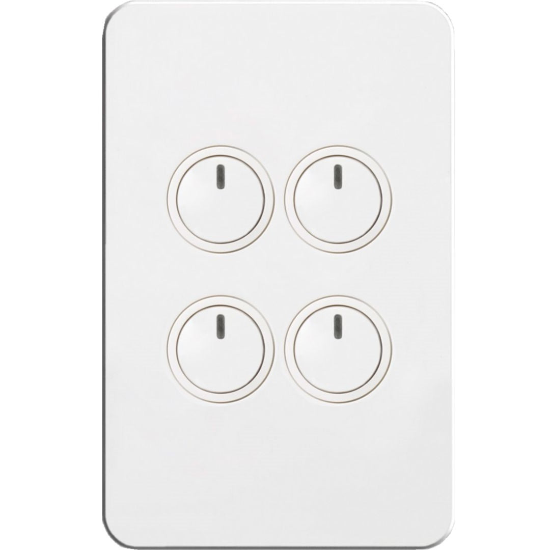 Hager Silhouette 4G Lp Electronic Switch Vertical — Scott Electrical