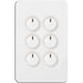 Hager Silhouette 6G Lp Electronic Switch Vertical