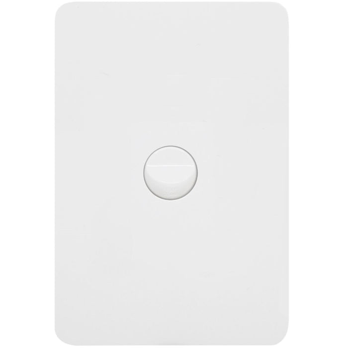 Hager Allure 1 Gang Switch Plate c/w Mechs
