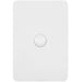 Hager Allure 1 Gang Switch Plate c/w Mechs