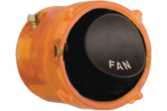 Hager Mechanism 20A Fan Matt Black